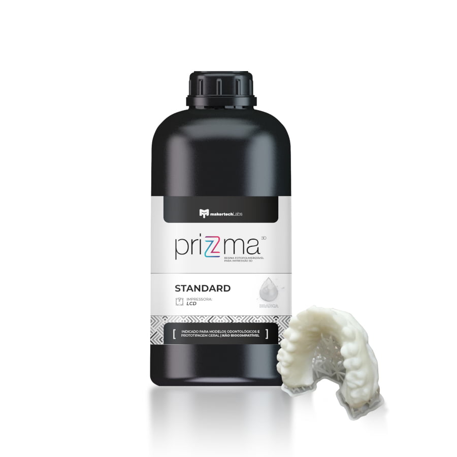 #MAKERTCH #RESINA #PRIZMA #3D #BRANCO #1KG #STANDARD 