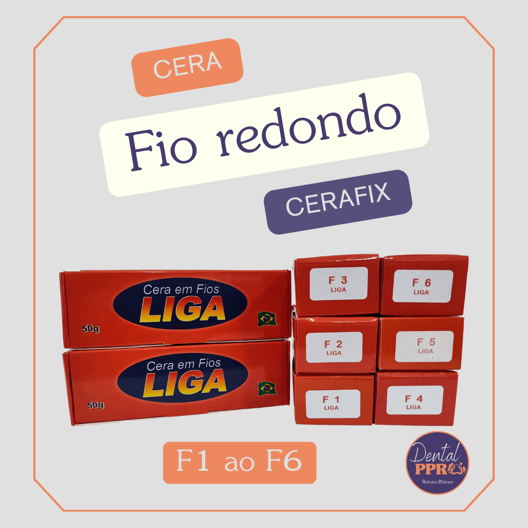 CERA EM FIO REDONDO  50 gr. - CERAFIX  F1  a  F6 