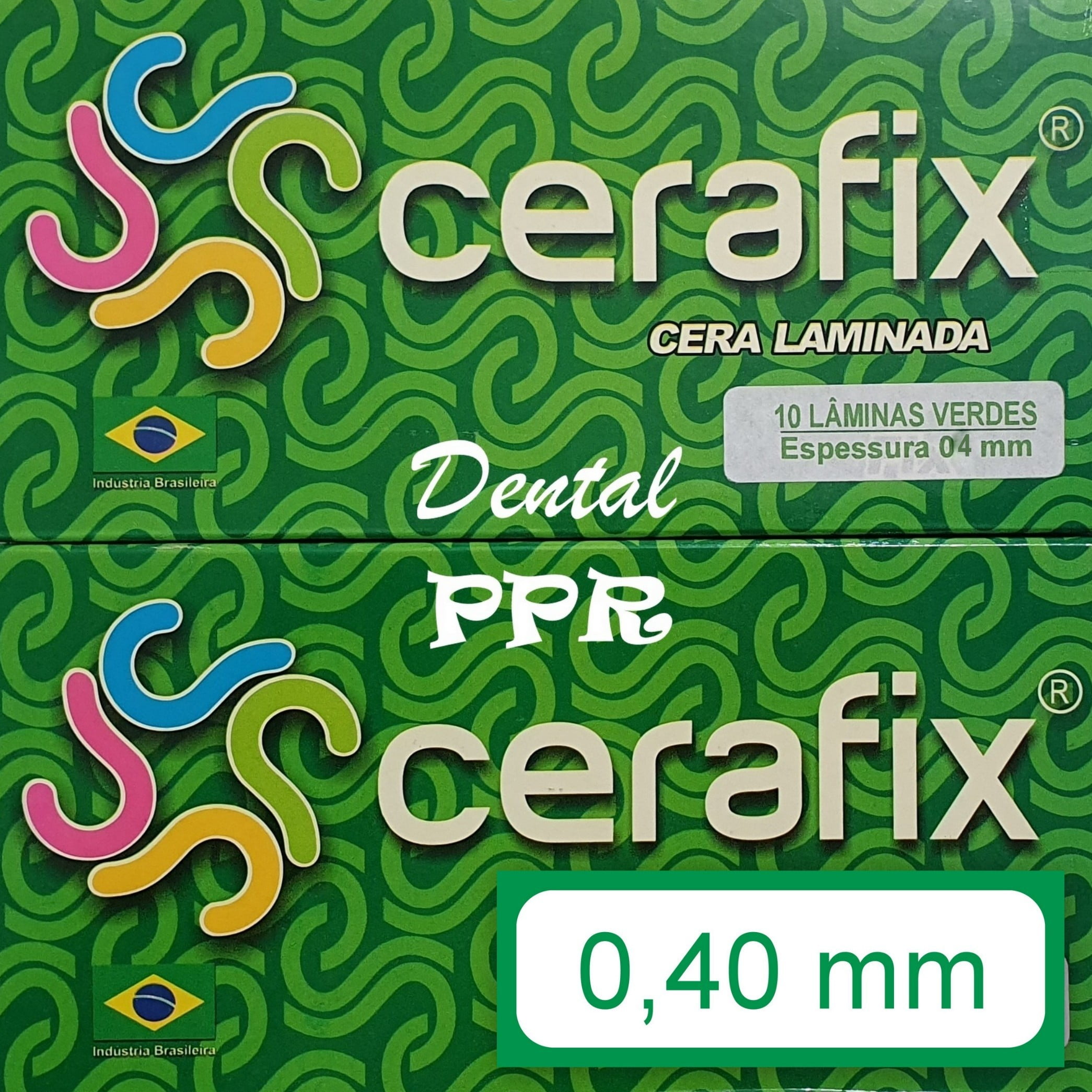 A CERA LAMINADA VERDE- 10 lâminas - CERAFIX 