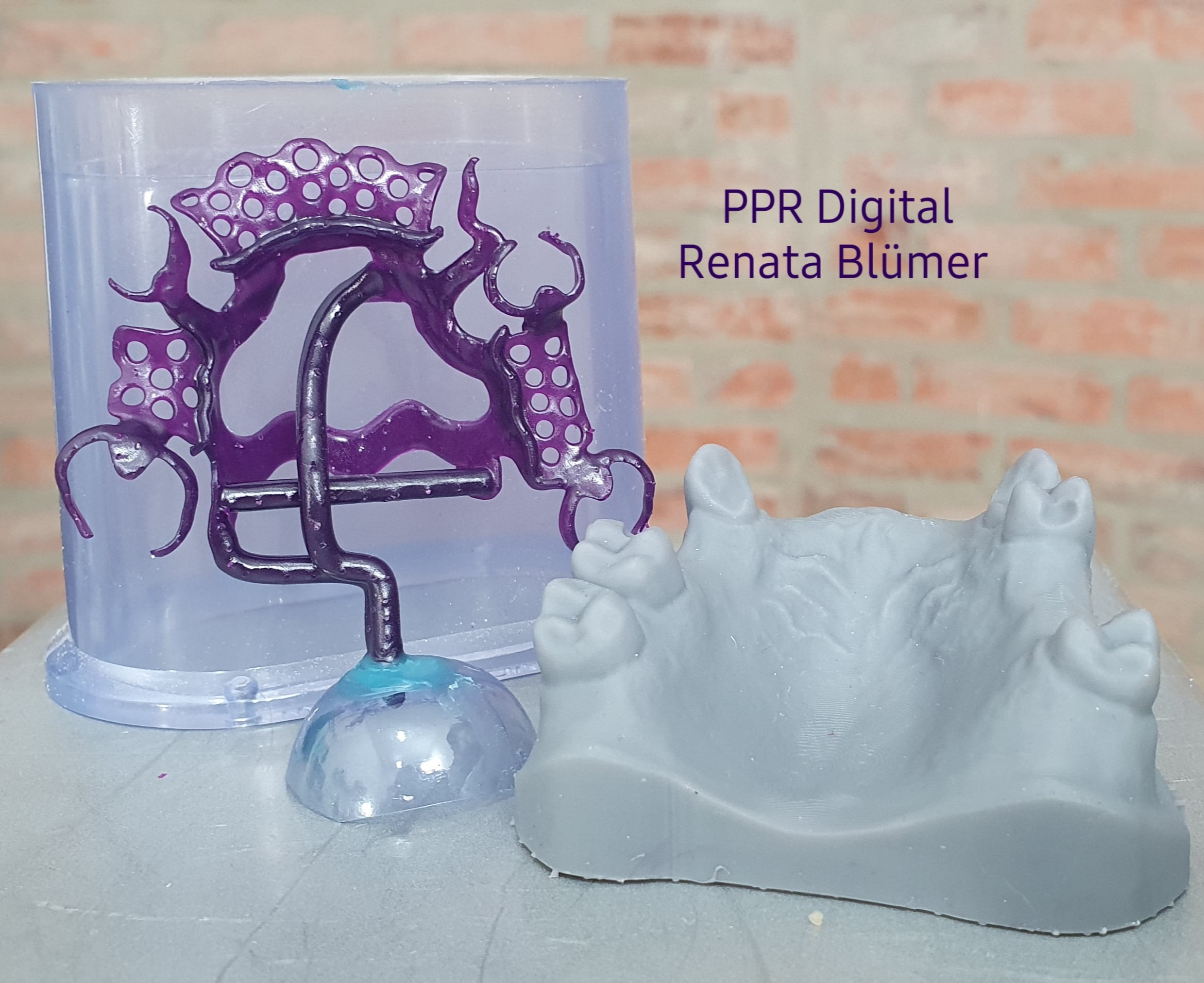 ANEL DE SILICONE OVAL para fundição da PPR Digital