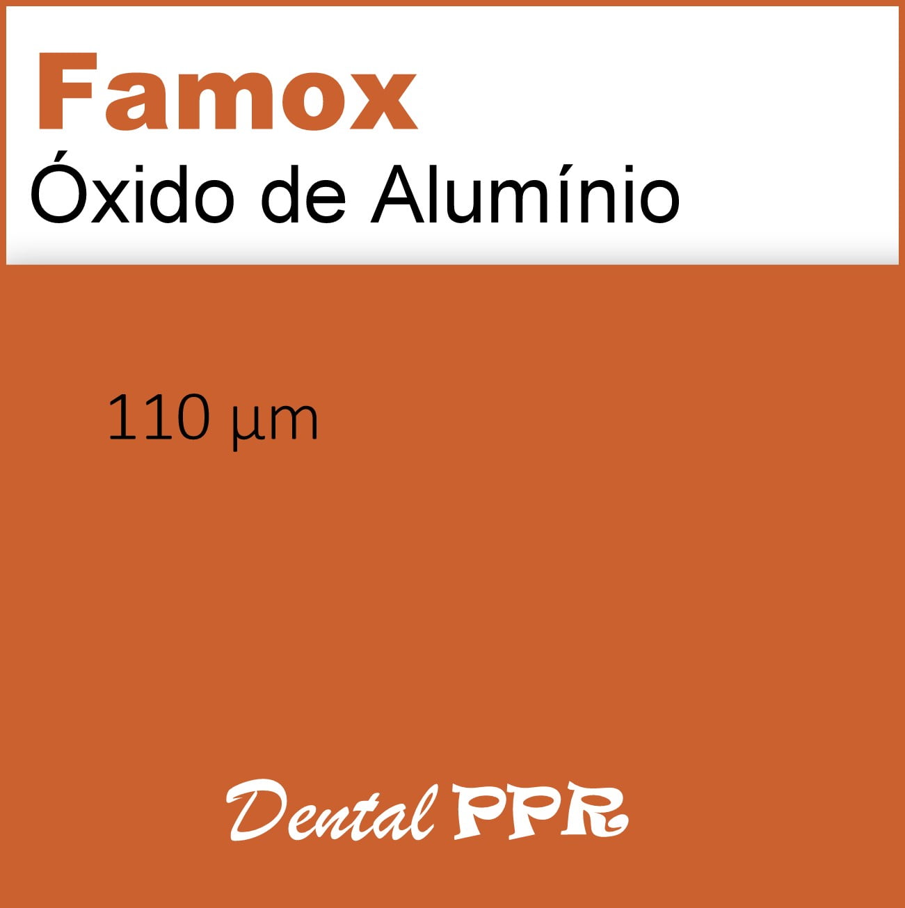  ÓXIDO DE ALUMÍNIO FAMOX 110µm - 2 quilos- DEFAMA