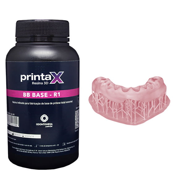 RESINA 3D ODONTOMEGA BASE DE PT PRINTAX BB BASE DE PT– DLP/ LCD – 500G 