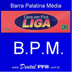 CERA BARRA PALATINA MÉDIA - LIGA AZUL - 50 GR. - CERAFIX BPM