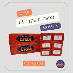 CERA EM FIO MEIA CANA CERAFIX  - 50GR. - C1  a  C6 