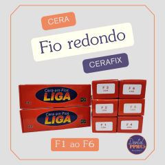 CERA EM FIO REDONDO  50 gr. - CERAFIX  F1  a  F6 