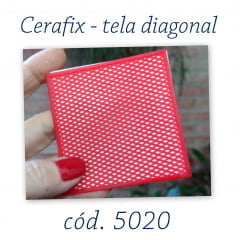 CERA RETENÇÃO TELA  - QUADRADA  - CIRCULAR - DIAGONAL   -  10 un. - CERAFIX - COD 5000/5010/5020