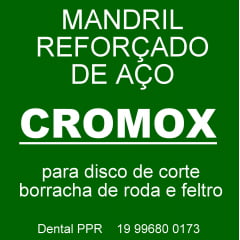 MANDRIL DE AÇO REFORÇADO PARA DISCO 1 UN - CROMOX 