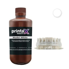 RESINA 3D ODONTOMEGA MODELO PRINTAX WHITE 21-404  - DLP/LCD - 1KG