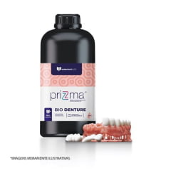 RESINA MAKERTECH PRIZMA 3D BIO DENTURE ROSA MÉDIO - DLP/LCD - 500GR/250GR