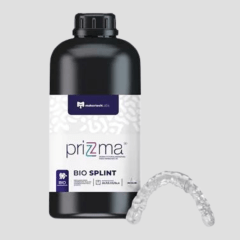 RESINA MAKERTECH PRIZMA 3D BIO SPLINT TRANSPARENTE - DLP/LCD - 1KG/500GR/250GR